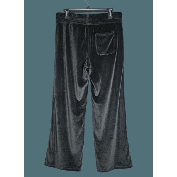Gilly Hicks Elastic Waist Pull On Velour Wide Leg Loungewear Comfy Pants Women M - Picture 2 of 10